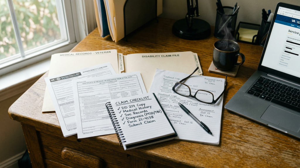 hidden VA benefits claim documents