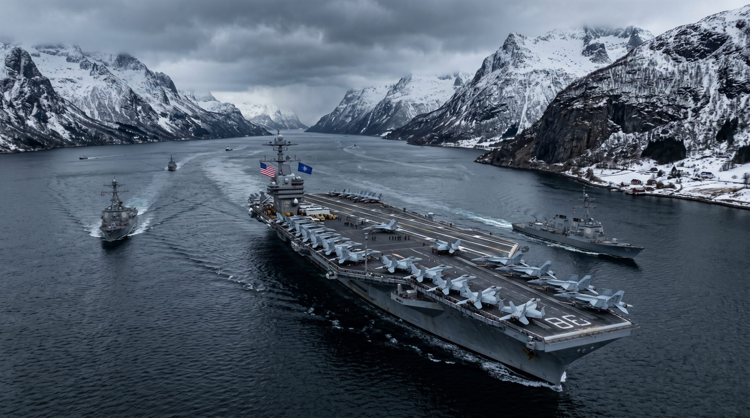 USS Gerald R. Ford NATO tensions