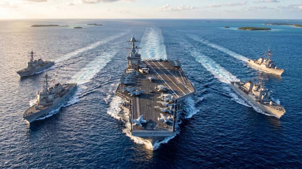 USS Gerald R. Ford NATO tensions