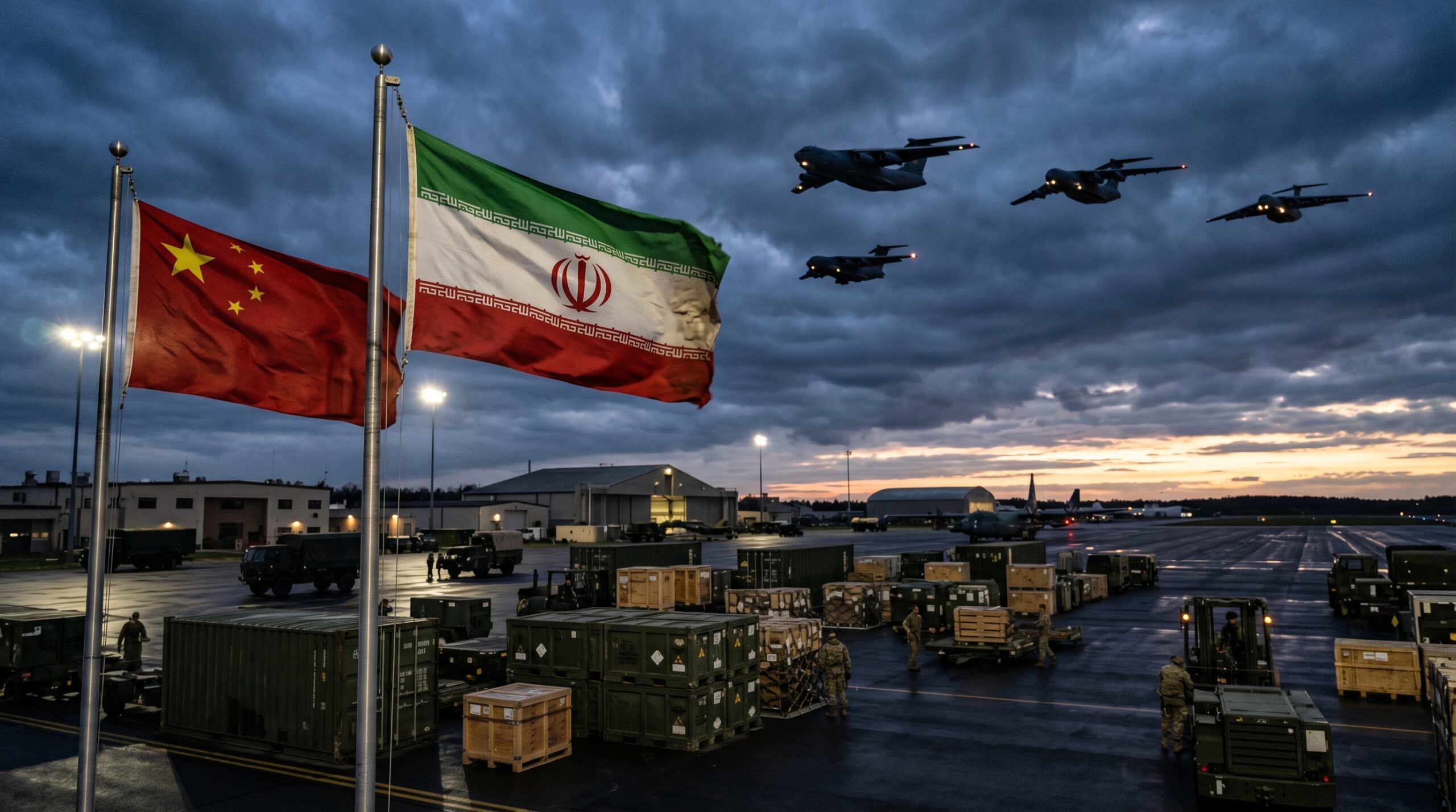 China sending weapons to Iran