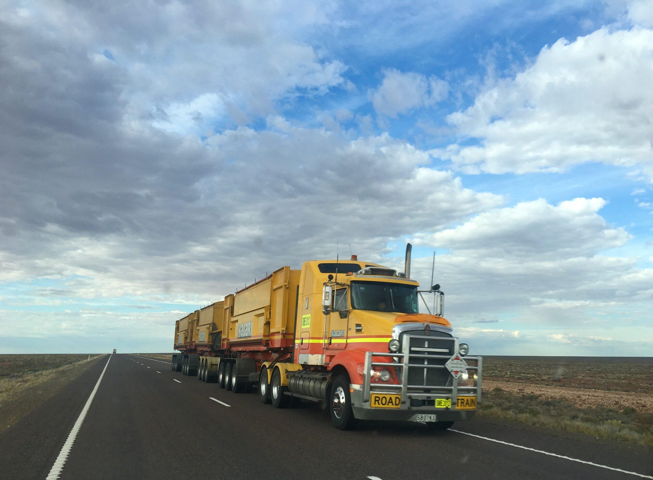 Form 2290 deadline 2026 truck on a highway