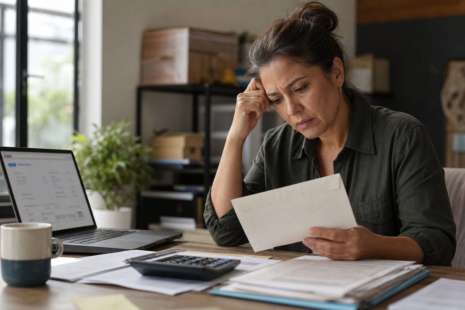 IRS automatic penalty relief records reviewed by a small business owner