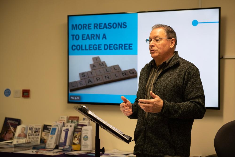 Post 9/11 GI Bill rates explained during an education workshop